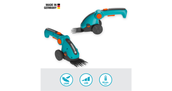 ComfortCut Li Akkumulátoros fűnyíró olló tel.nyéllel és kerékkel 4.Kép